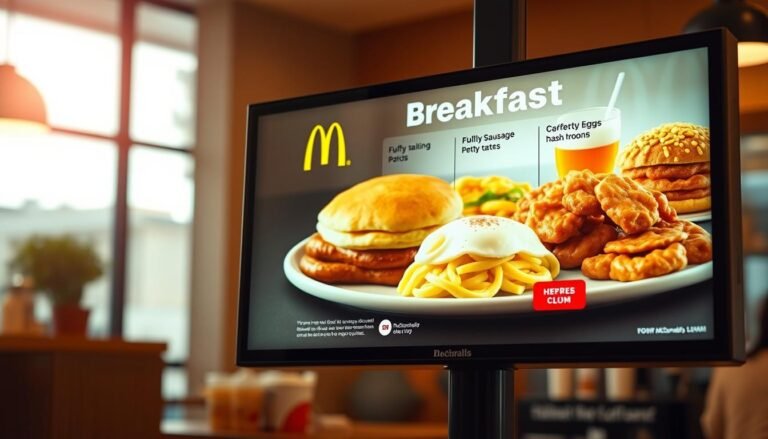 McDonald's Breakfast Menu