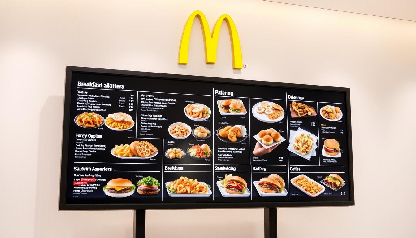 McDonald's Catering Menu