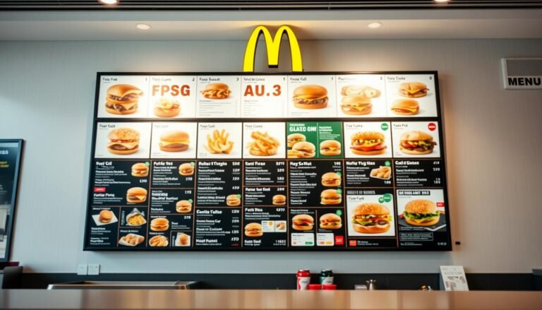 McDonald's UK Menu