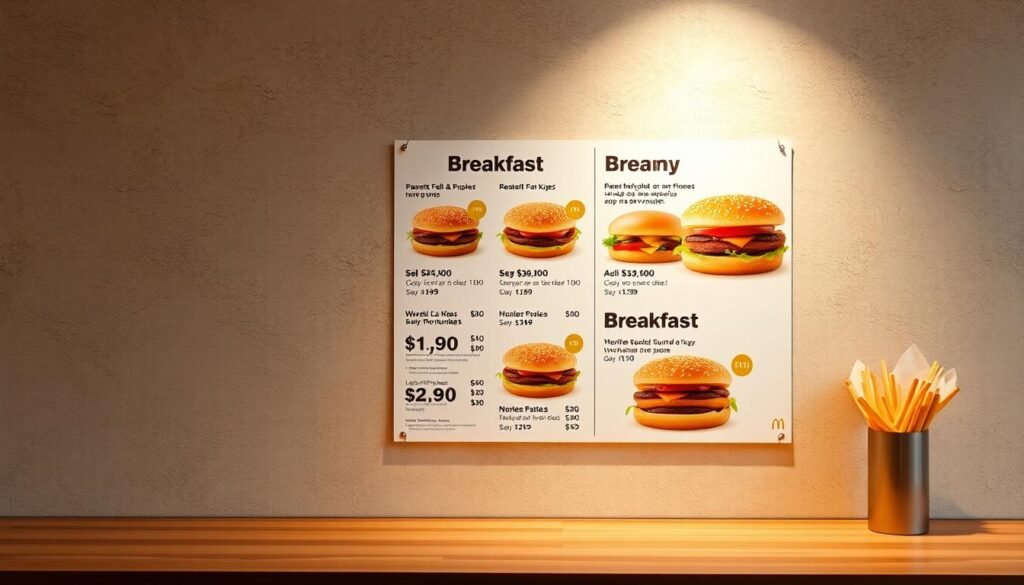 McDonald's breakfast prices