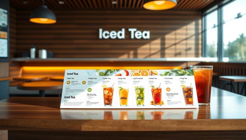 McDonald's iced tea menu