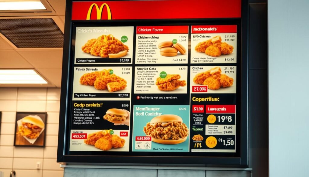 McDonald's menu prices