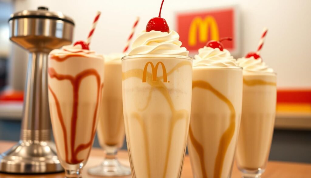 McDonald's milkshakes