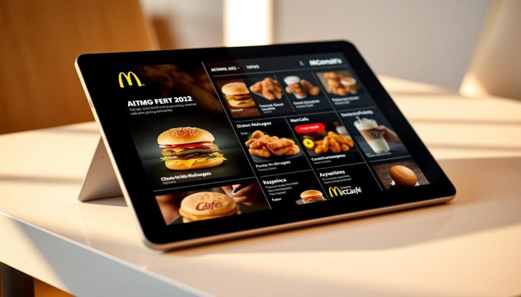 online menu McDonald's UK