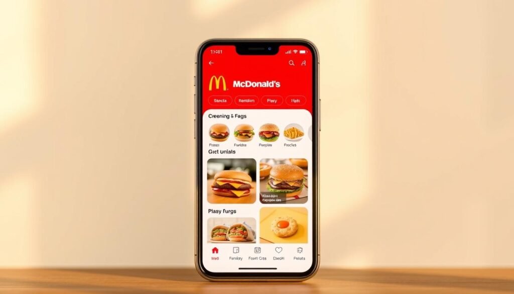 order food online with McDonald's app