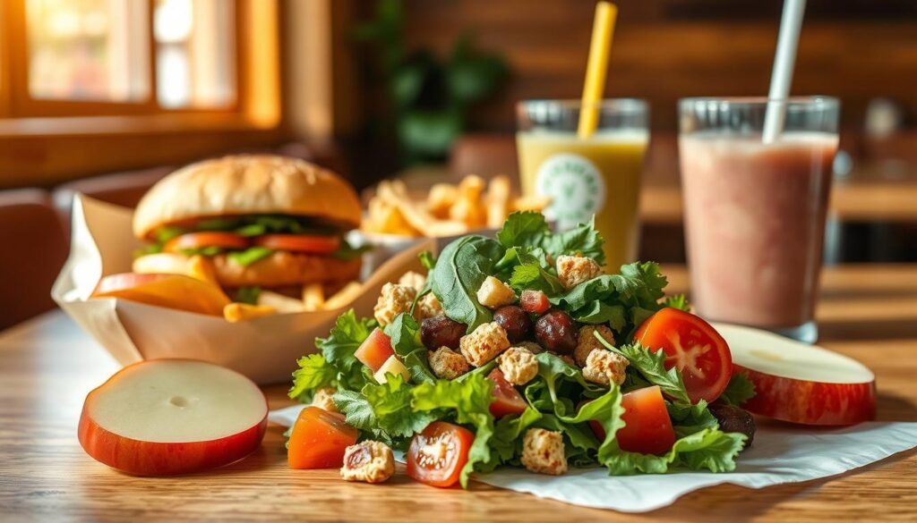 plant-based lunch items at McDonald's