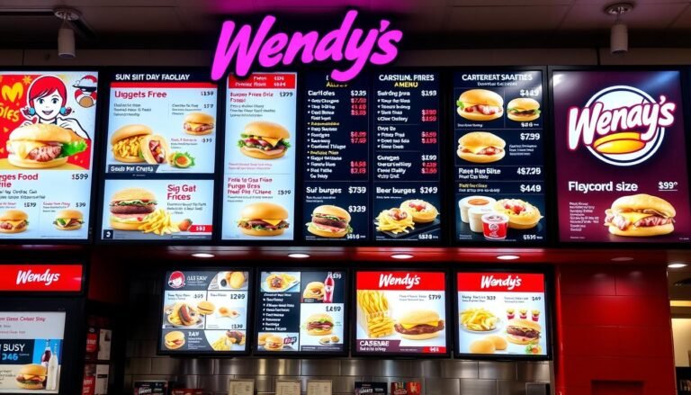Wendy’s Menu with Updated Prices for 2025