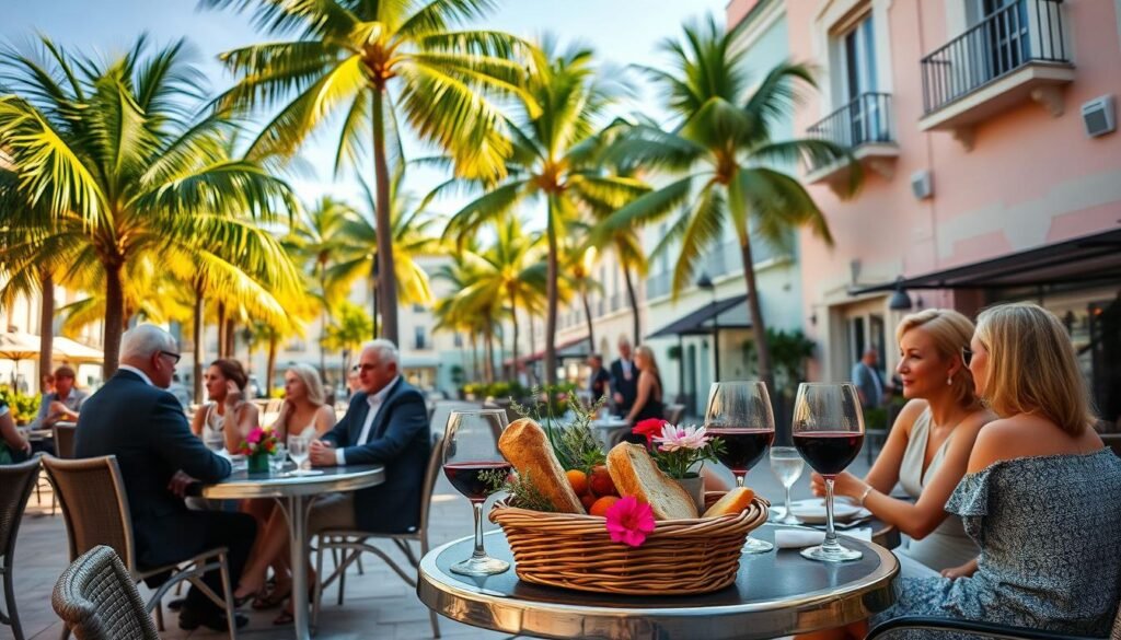 French outdoor dining Miami