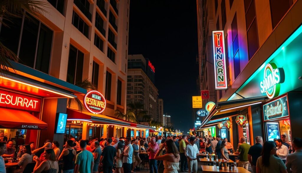 Late night dining spots Miami