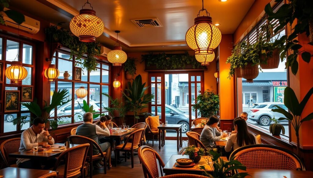 Vietnamese restaurant atmosphere