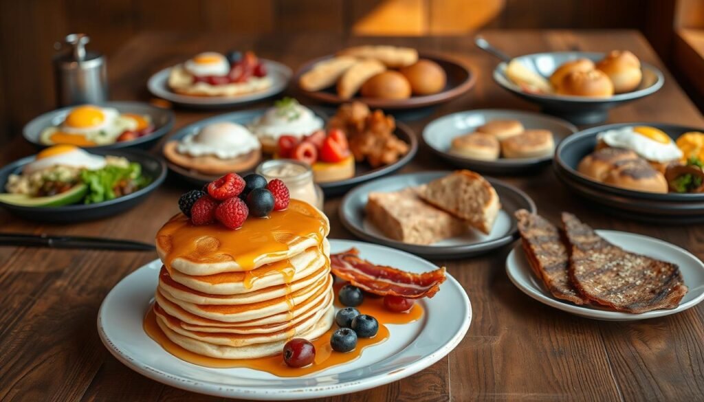diverse brunch menus