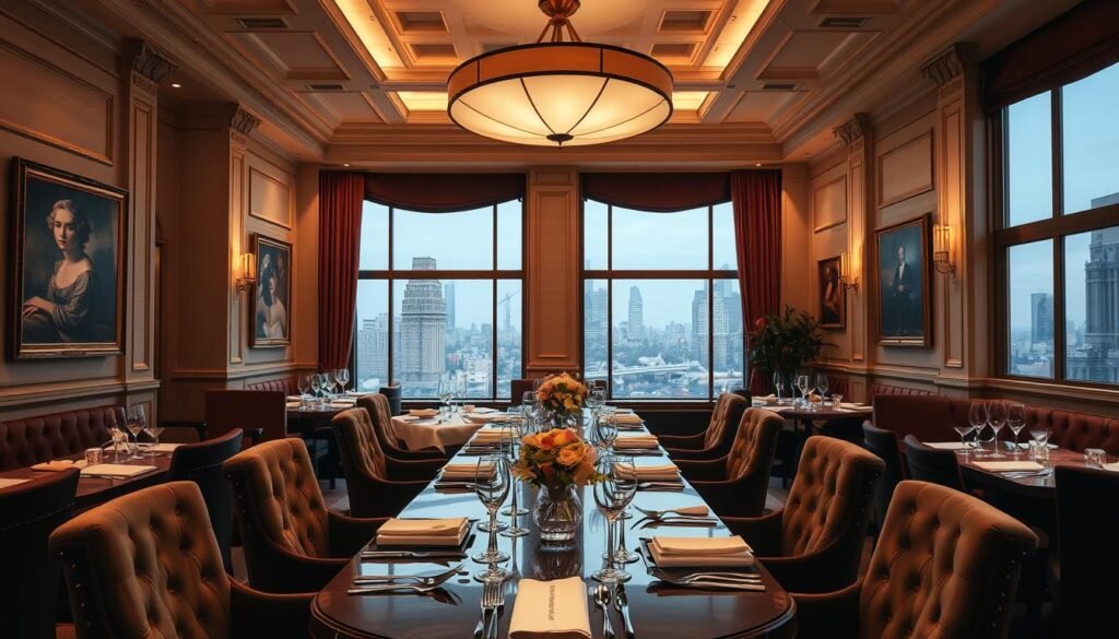 elegant dining room new york