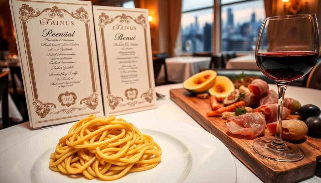 exquisite italian menus signature dishes