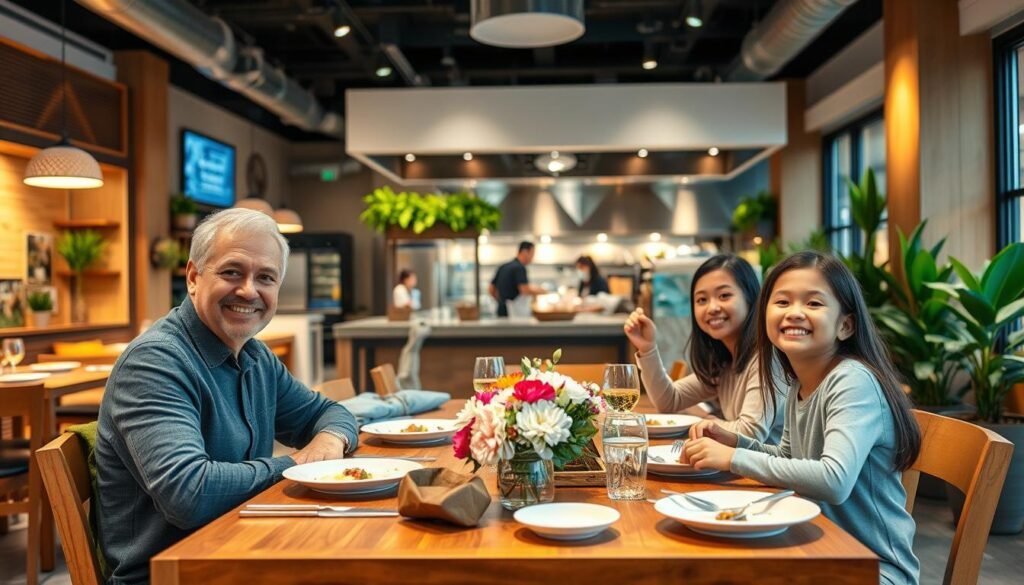 family oriented dining experience