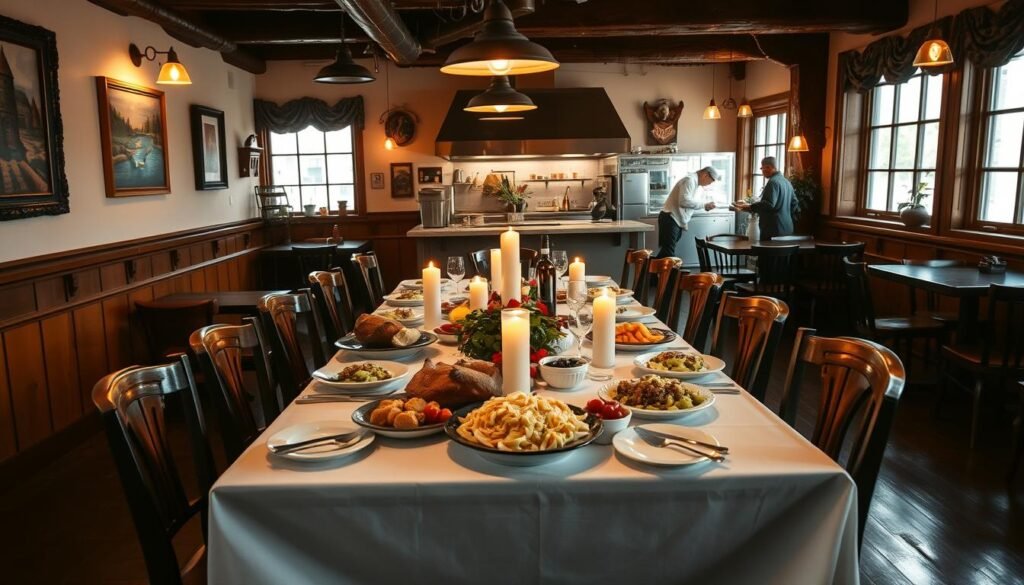 family-style dining at michigan german restaurant