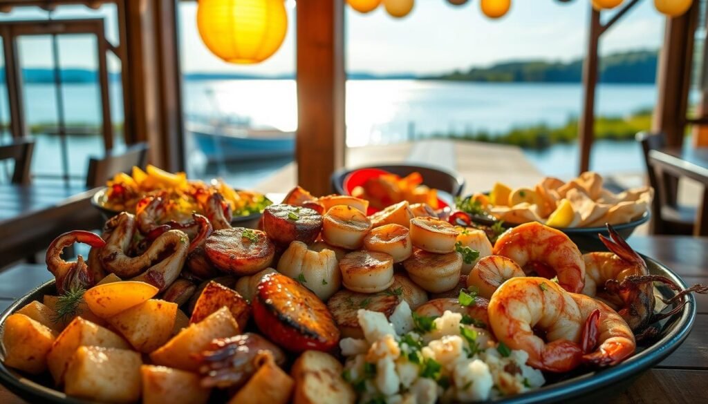 greek seafood michigan preparation