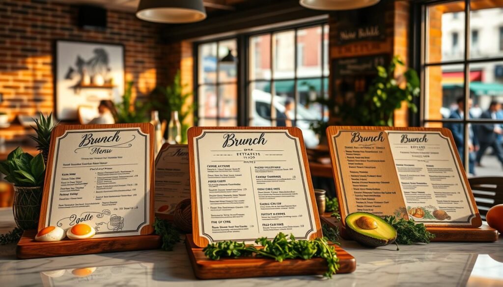 iconic New York brunch menus