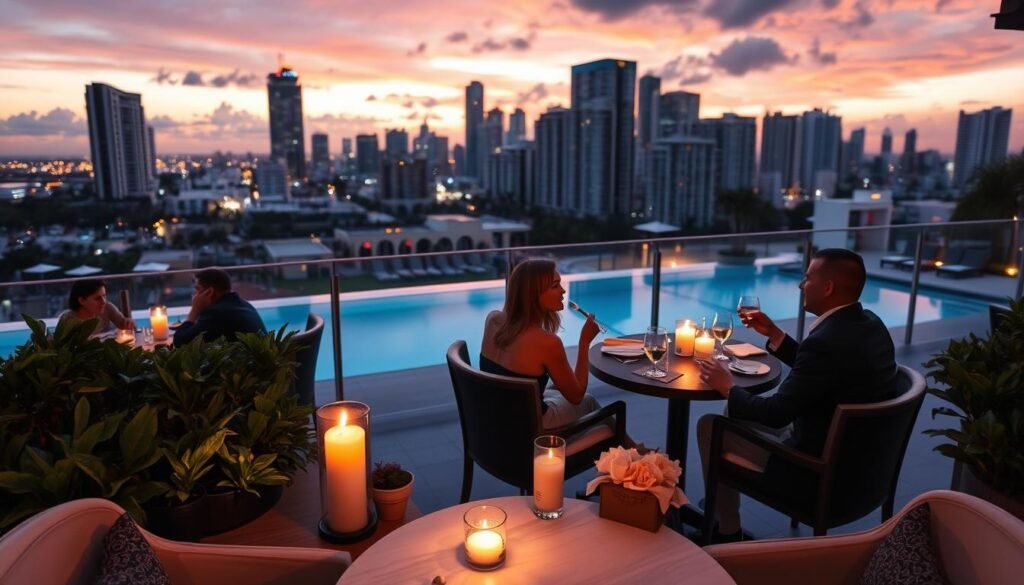 romantic dining Miami