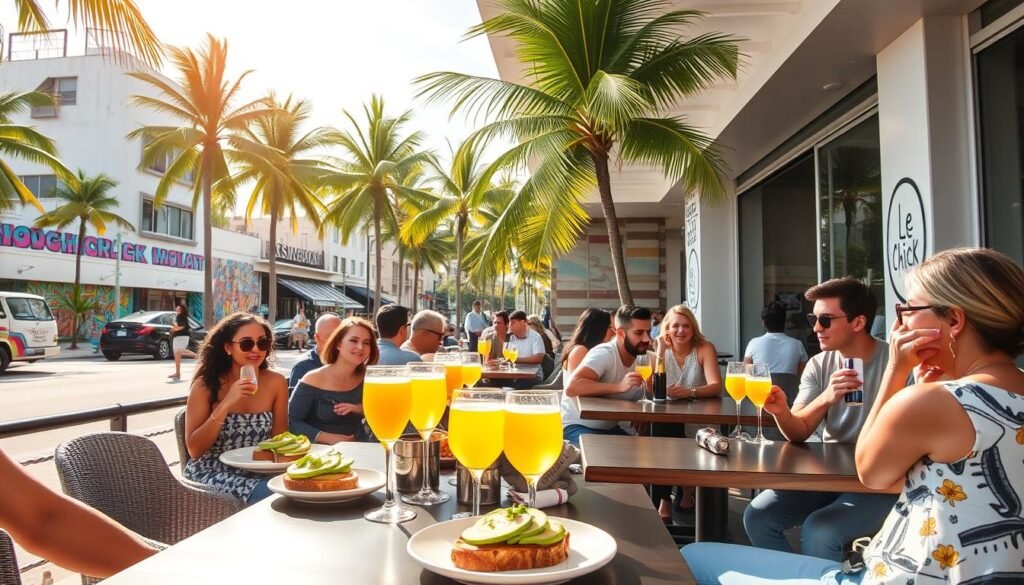 trendy brunch spots Miami
