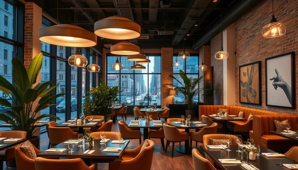 trendy dining rooms new york