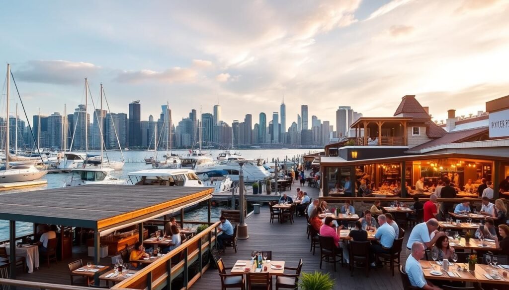 waterfront seafood dining spots