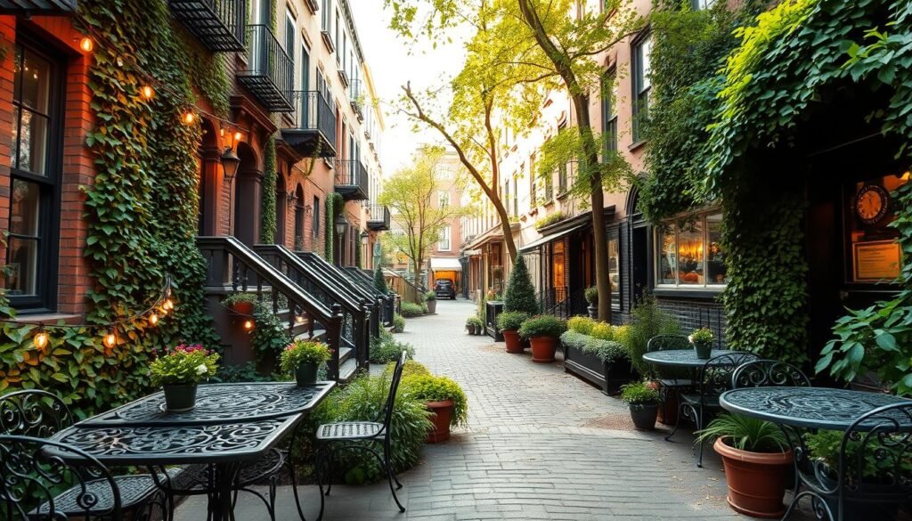 west village hideaways outdoor charm